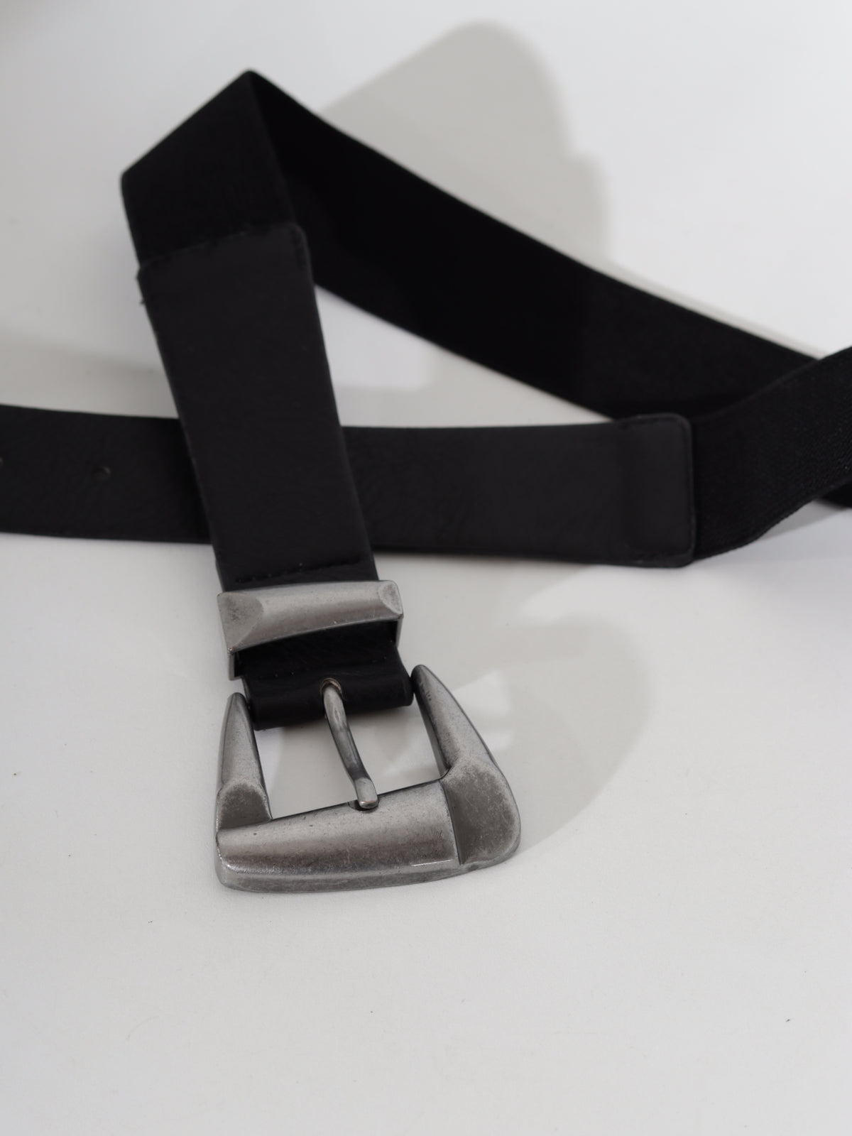 Melna josta, m/ā+ gumija, silver - 20685