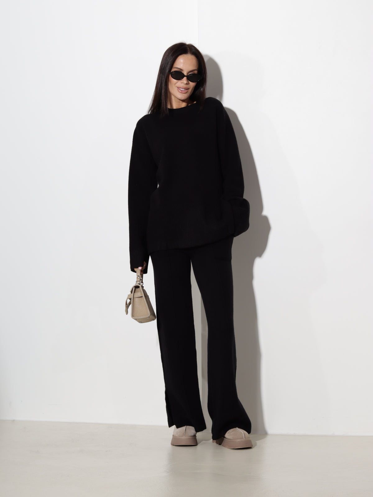 Melns adīts komplekts, 'Knit lounge' - 21327