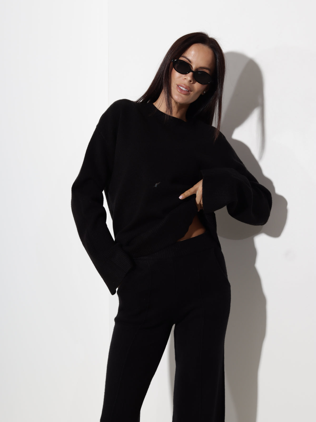 Melns adīts komplekts, 'Knit lounge' - 21327