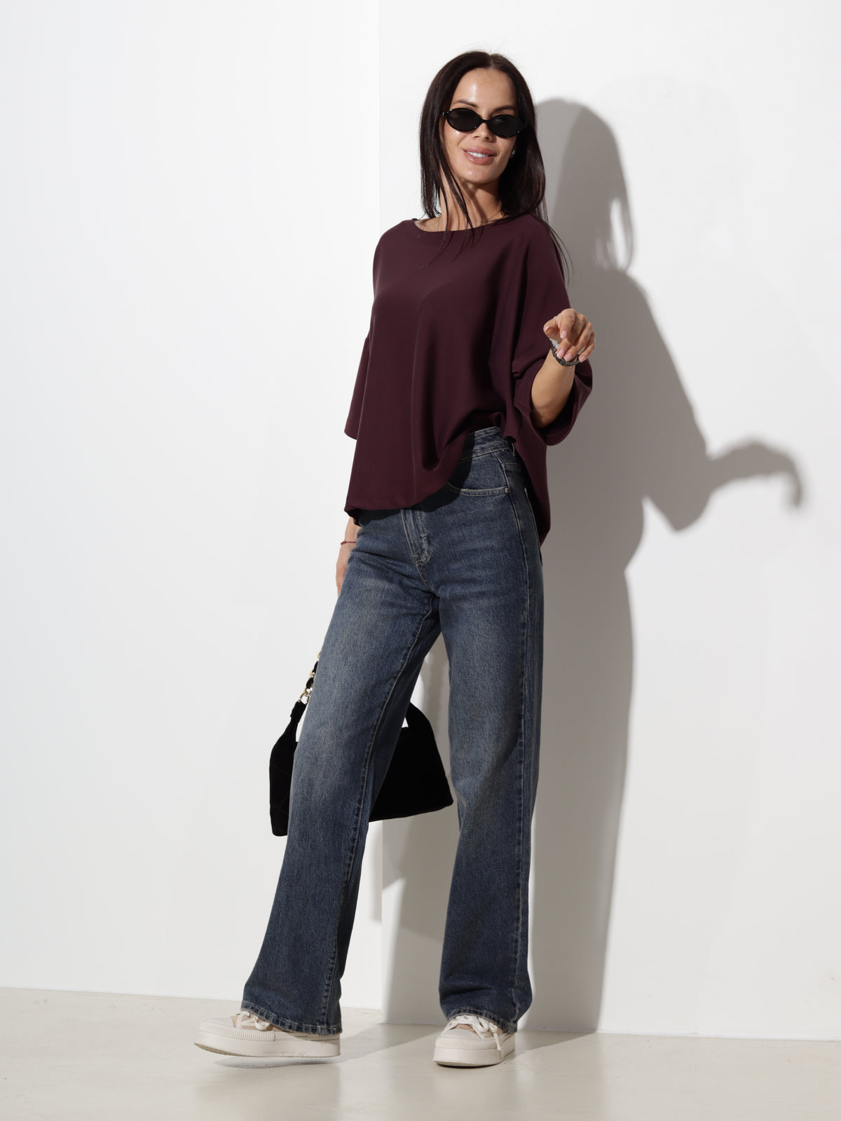 Violets oversize tipa tops- 20610