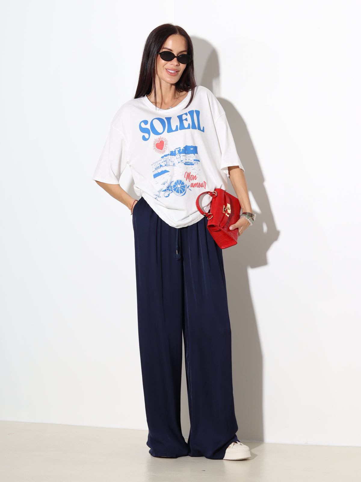 Balts tops "SOLEIL" - 20094