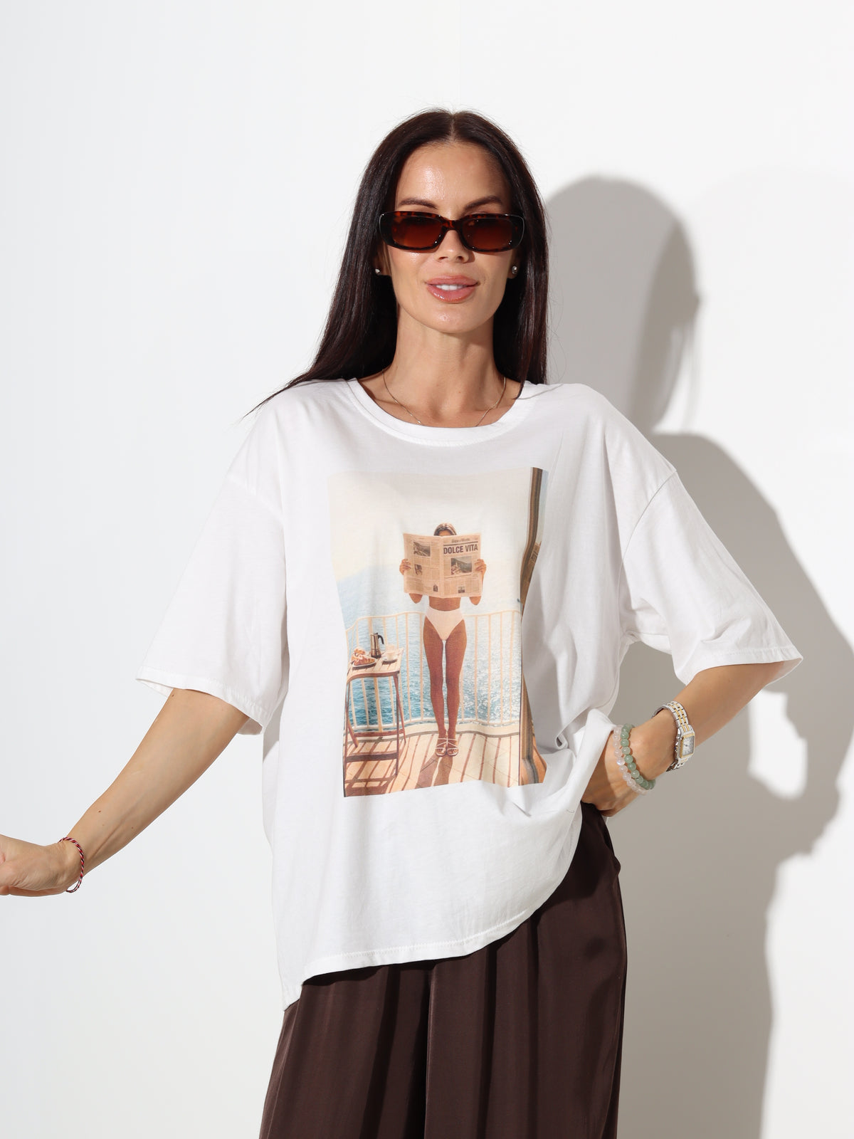 Balts tops "Dolce Vita" - 20092