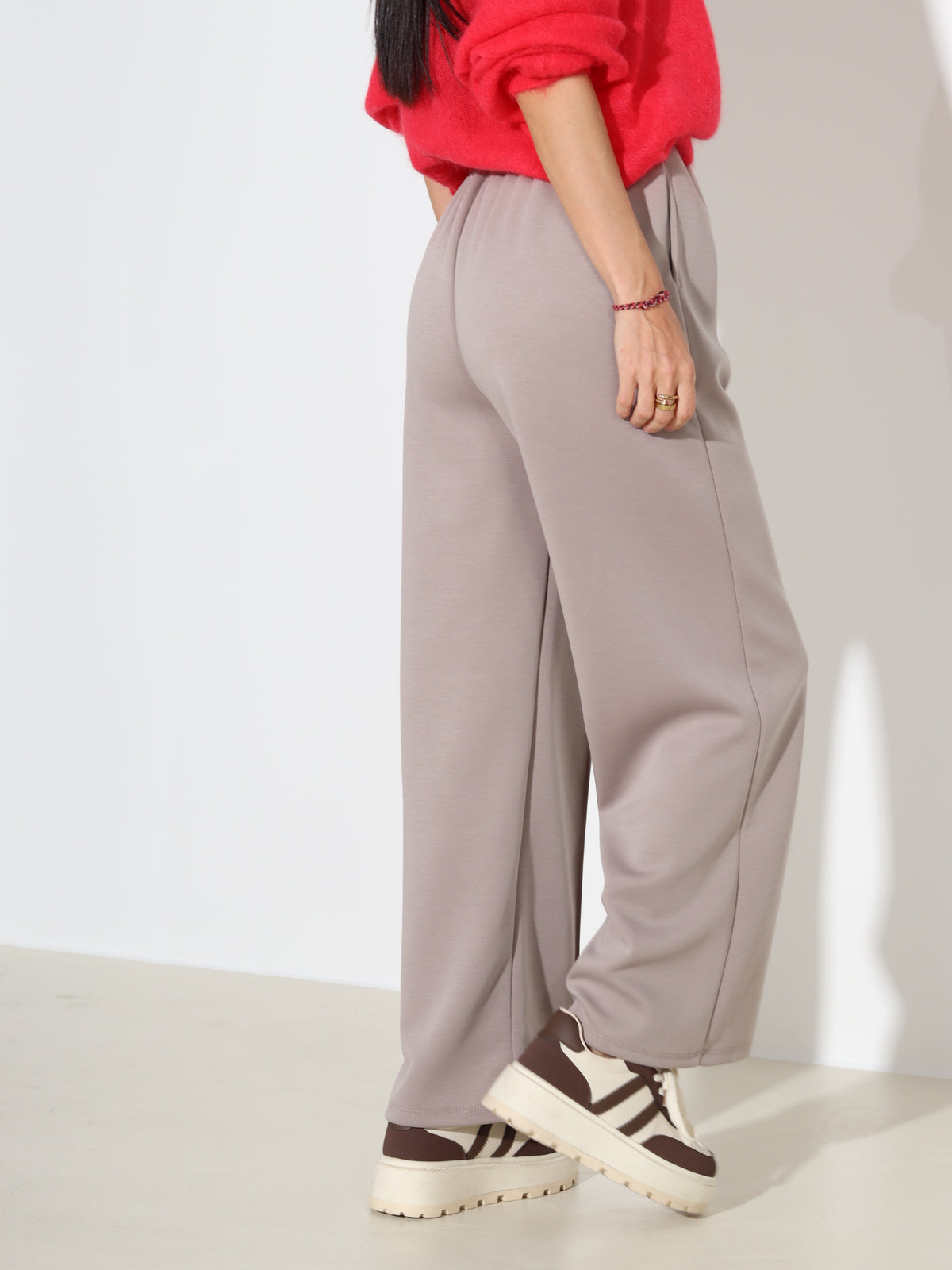 Taupe sportiska stila bikses - 18023