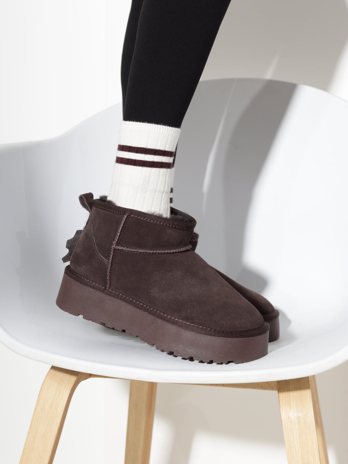 T.brūni, d/zamšādas 'UGG' tipa zābaki - 21200