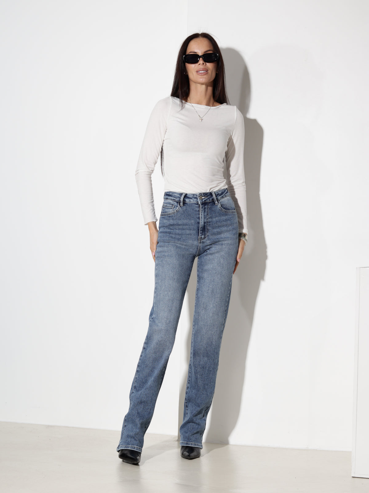 Zila "Super stretch" extra long džinsu bikses- 21497
