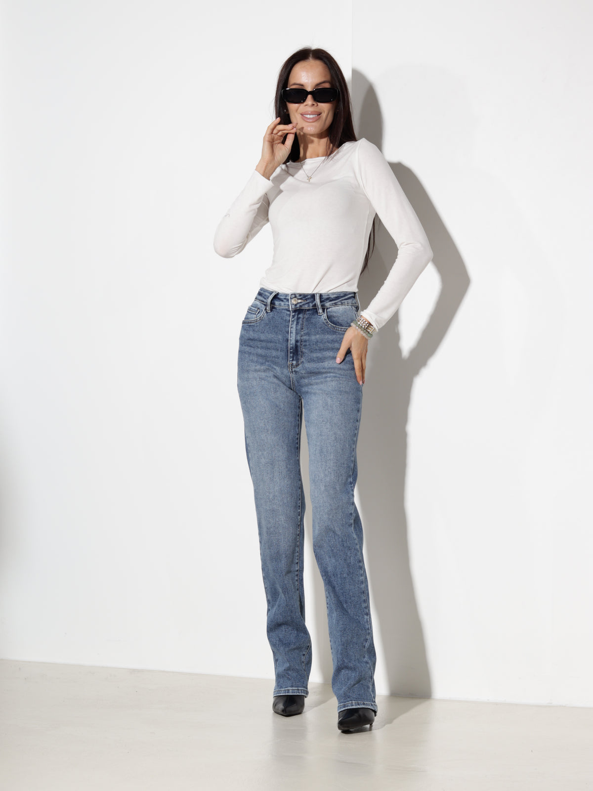 Zila "Super stretch" extra long džinsu bikses- 21497