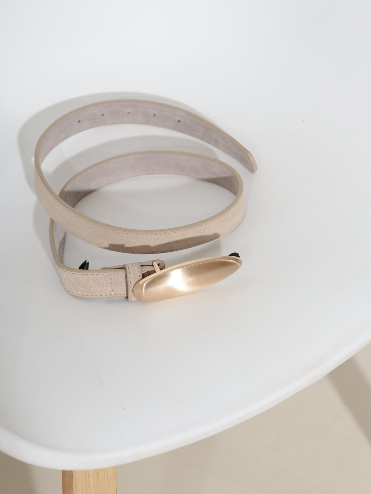 Bēša d/zā josta 9cm sprādzi - 20682