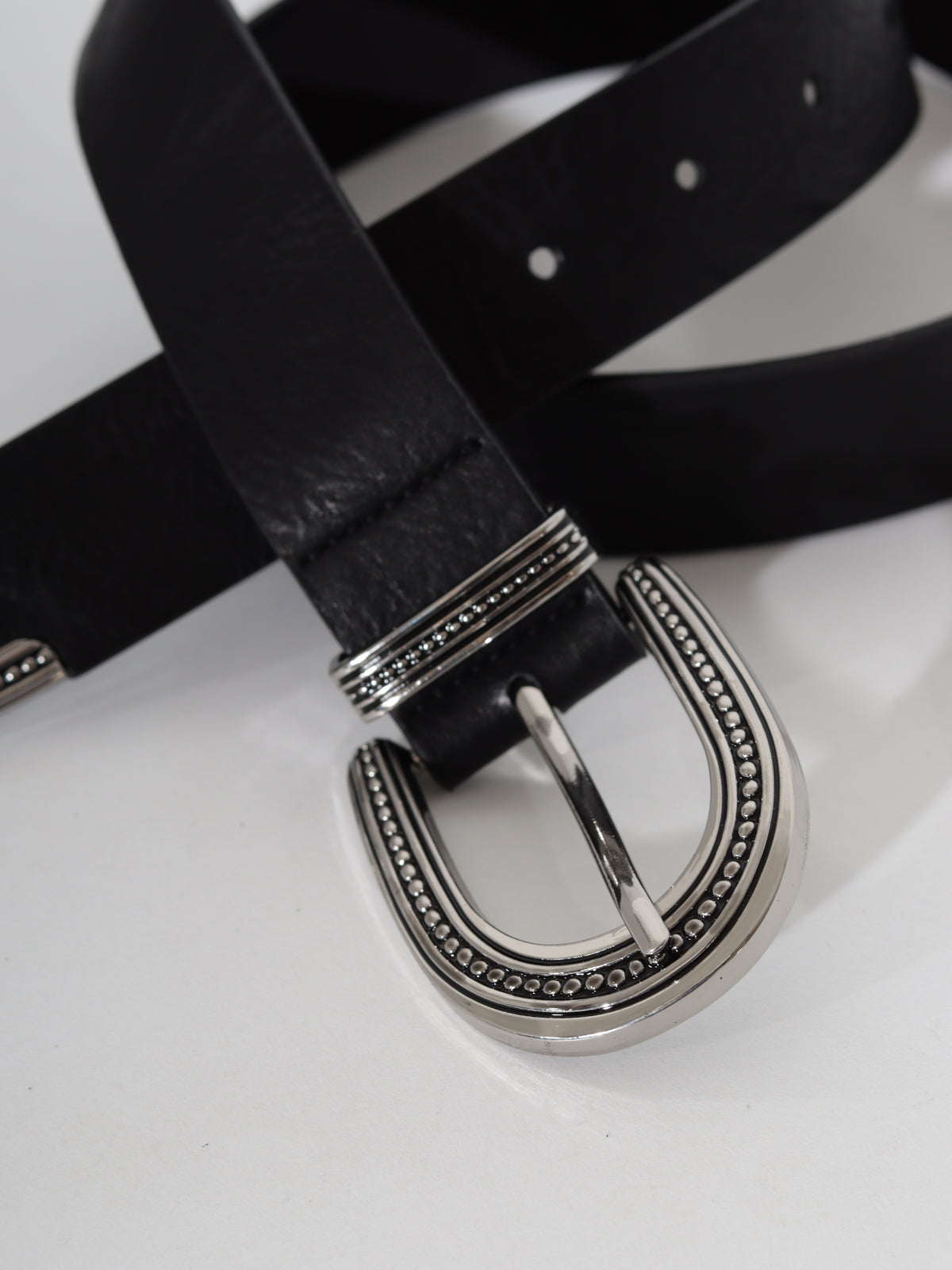 Melna/ silver m/ā josta 'Country style' - 20688