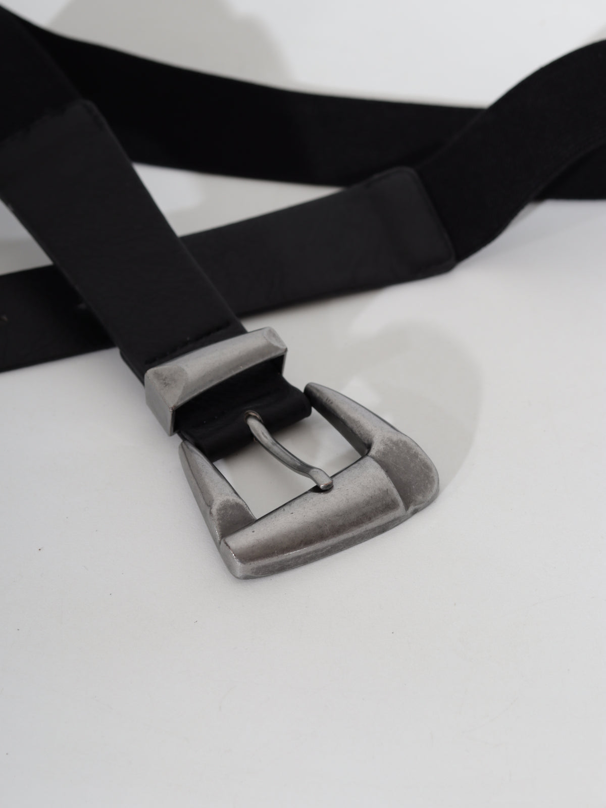Melna josta, m/ā+ gumija, silver - 20685