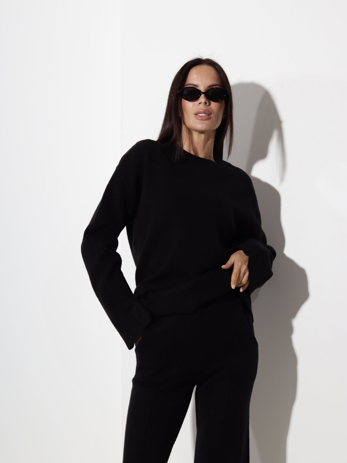 Melns adīts komplekts, 'Knit lounge' - 21327