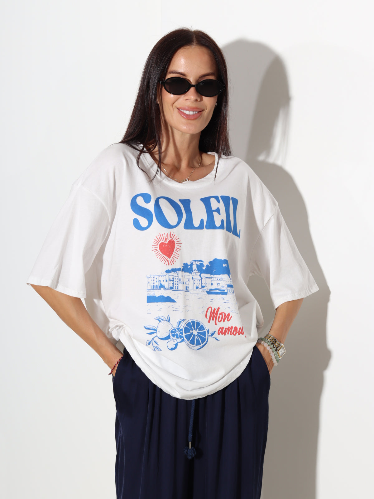 Balts tops "SOLEIL" - 20094
