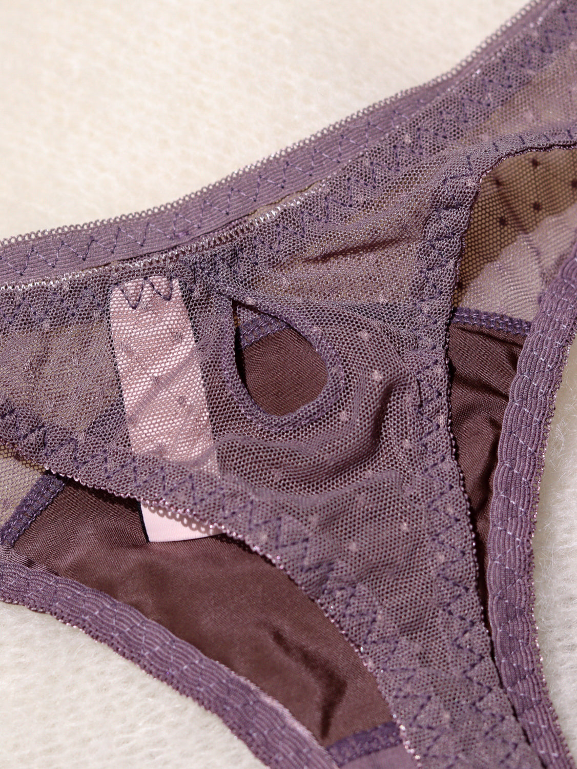 Tamsiai violetinės string bikses „Voronin“ - 14382